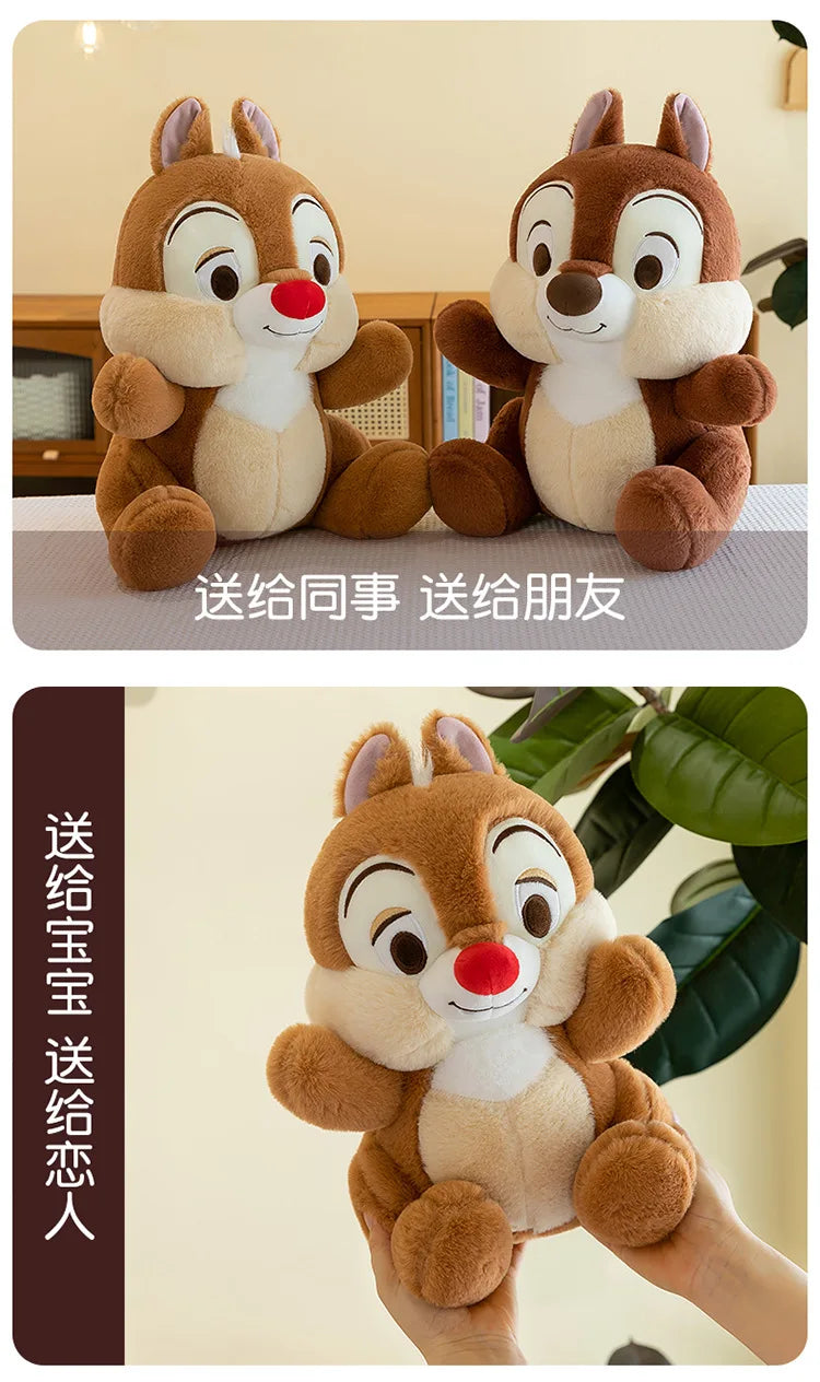 35/55/70cm Big Size Chip & Dale Disney Anime Plush Stuffed Doll Kawaii Room Decoration Plushies Pillow Ornaments Holiday Gifts