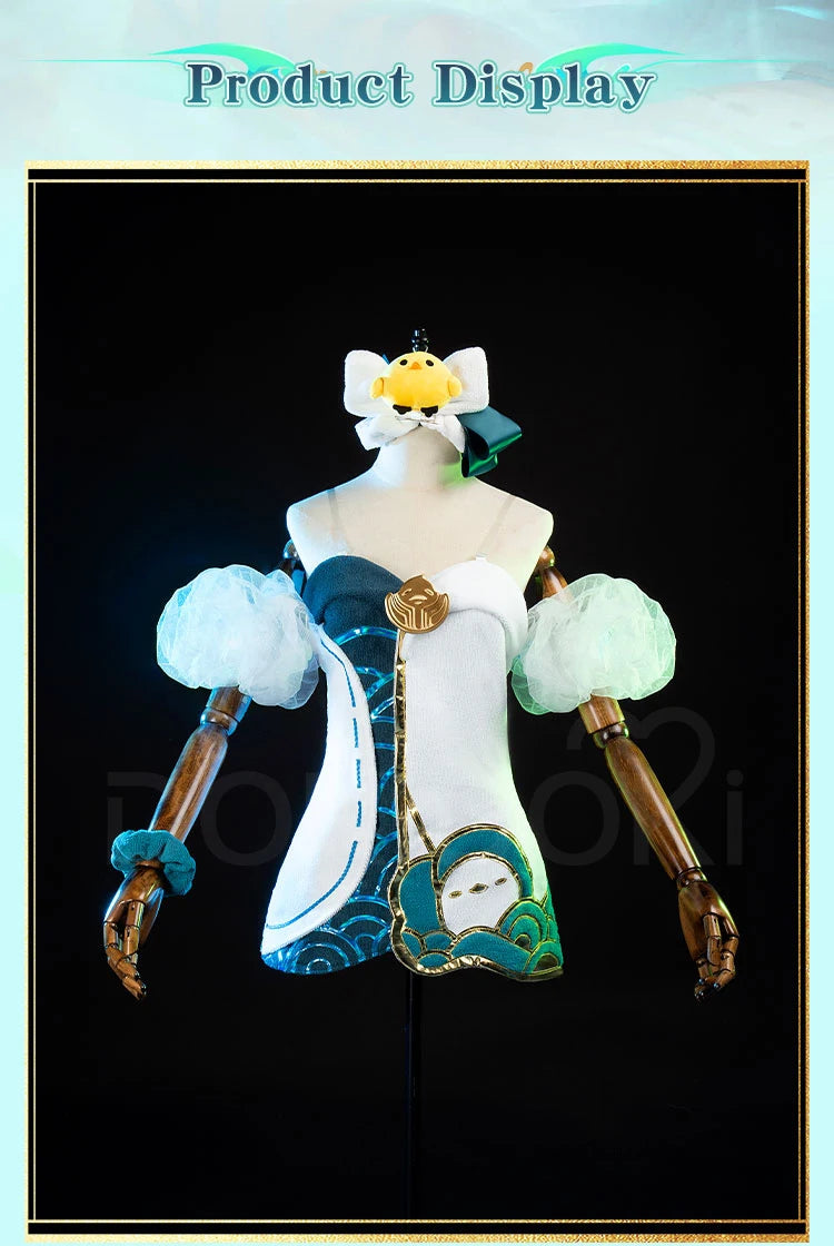 Ahrii Sonaa Cosplay Costume Game Cosplay DokiDoki-R Ahrii Sonaa Skin Spirit Blossom Springs Cosplay Women The Fox Costume