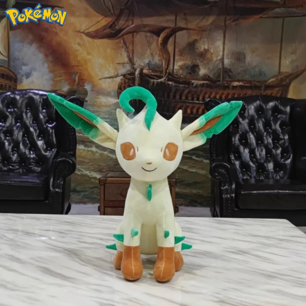 50CM Pokemon Plushies Leafeon Cartoon Anime Stuffed Pocket Monster Kawaii Ornament Comfortable Soft Doll Children's Toys Gift