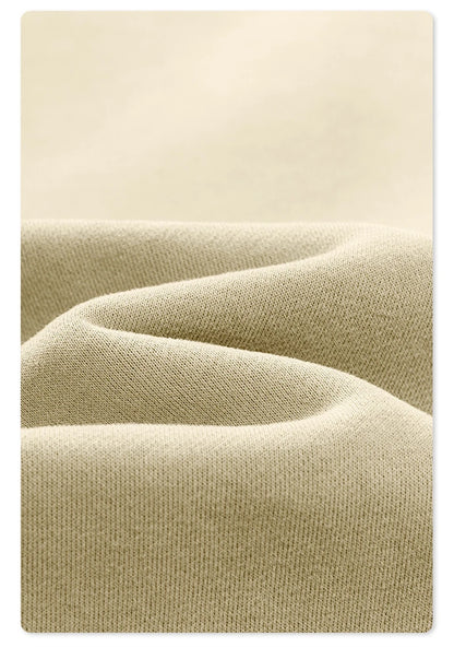 ZODF 2024 Winter Men 345gsm Fleece Sweatshirts Unisex Women Casual Loose Warm Solid O-Neck Pullovers Streetwears HY0865