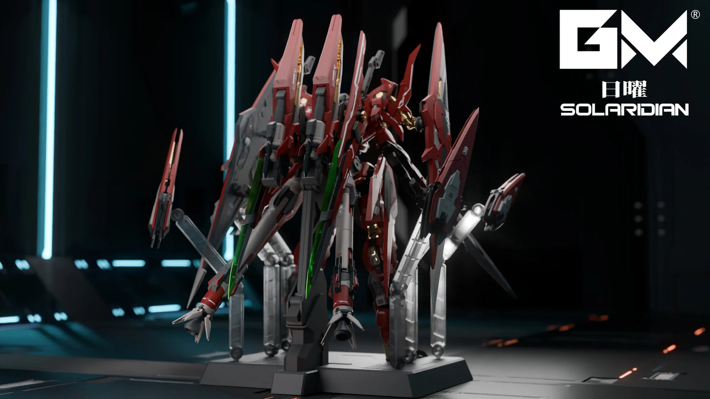 1/72 GM-GODOMO GM-001 Solaridian Series Pre-Assembled Alloy Skeleton Action Figure Detachable Parts Assembly Model Toy Boy Gifts