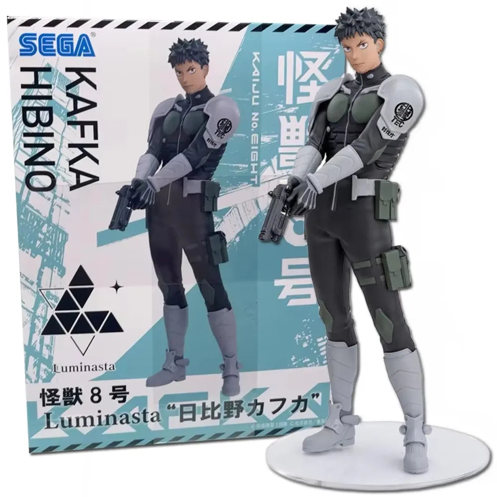 Anime Luminasta KAIJU NUMBER EIGHT Kaiju No. 8 Kafka Hibino Reno Mina Anime Action Figures Hobbies Toys Desk Decorations 19cm