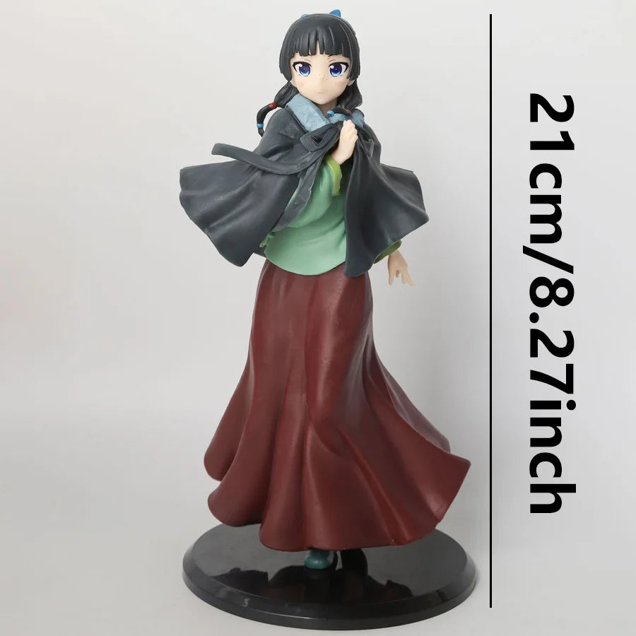 21cm Kusuriya no Hitorigoto Anime Figure Cloak Maomao Action Figure Cute Jinshi Figurine Room Decoration PVC Collection Toys