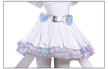 Anime New Panty Stocking with Garterbelt Stocking Cosplay Costume Angel Skirt Stockiel Anarchy Wings Halloween Women Girls Cos