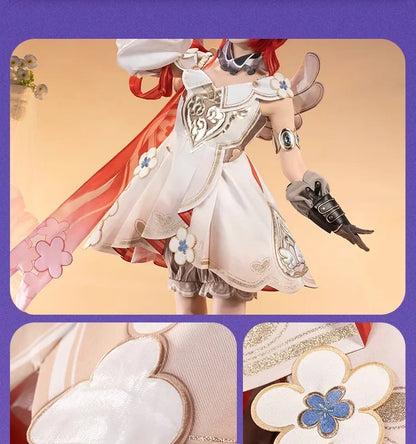 Honkai Star Rail Tribbie Cosplay Costume Wig Dress Uniform Headwear Wings Halloween Party Women Girls Carnival Role Play Props