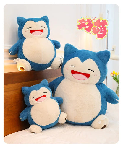 85/100CM Big Size Snorlax Plushie Pokemon Cartoon Anime Peluche Kawaii Stuffed Cushion Comfortable Soft Doll Children Toy Gift
