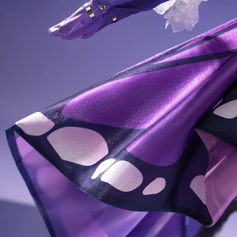 Honkai Star Rail Castorice Cosplay Costume Wig Dress Headwear Luminous Props Halloween Party for Women Girls Carnival Cos iCoser