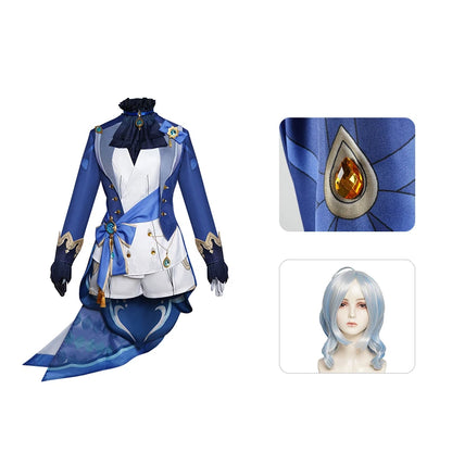 Genshin Impact Furina Cosplay Costume Set Polyester