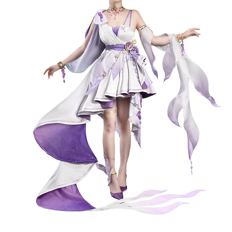 PRE SALE UWOWO Robin Cosplay Game Honkai Star Rail Fanart Robin Wisteria Gown Cosplay Costume Halloween Costume