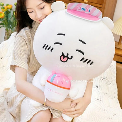 45/55/65cm Big Size Chiiwanime Plush Stuffed Doll Kawaii Room Decoration Hachiware Plushies Pillow Ornaments Holiday Gifts