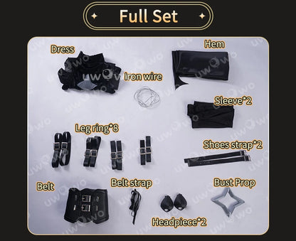 IN STOCK UWOWO Game Azurr Lanee x To Love Ru Golden Darkness Cosplay Costume Halloween Costume