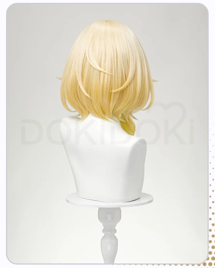 IN STOCK Aglaea Cosplay Costume Game Honkai: Star Rail DokiDoki-SR HSR Women Golden Gorgeous Dress Aglaea Halloween Wig
