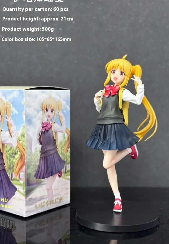 Anime BOCCHI THE ROCK! Figure Kita Ikuyo Action Figures Model Statue Collection Doll Desk Decoration Kids Toys Birthday Gift