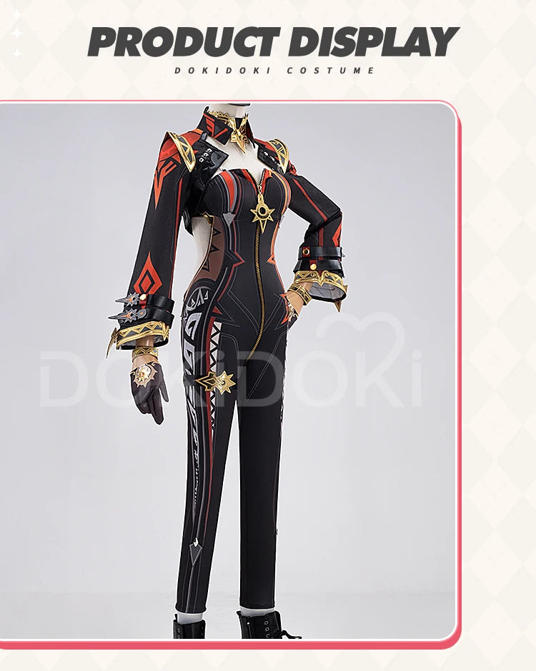 Mavuika Cosplay Costume Game Genshin Impact Cosplay【XS-3XL】DokiDoki-N Natlan Pyro Archon Mavuika Women Black Costume Plus Size