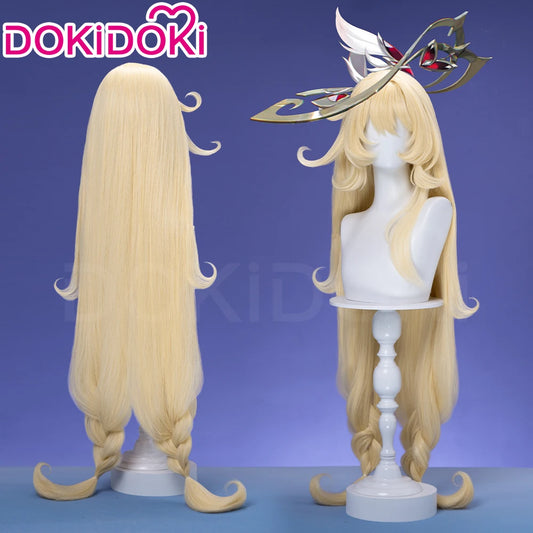 IN STOCK Alice Nicole Reeyn Wig Genshin Impact DokiDoki The Hexenzirkel N Nicole Reeyn A Alice Cosplay Free Cap