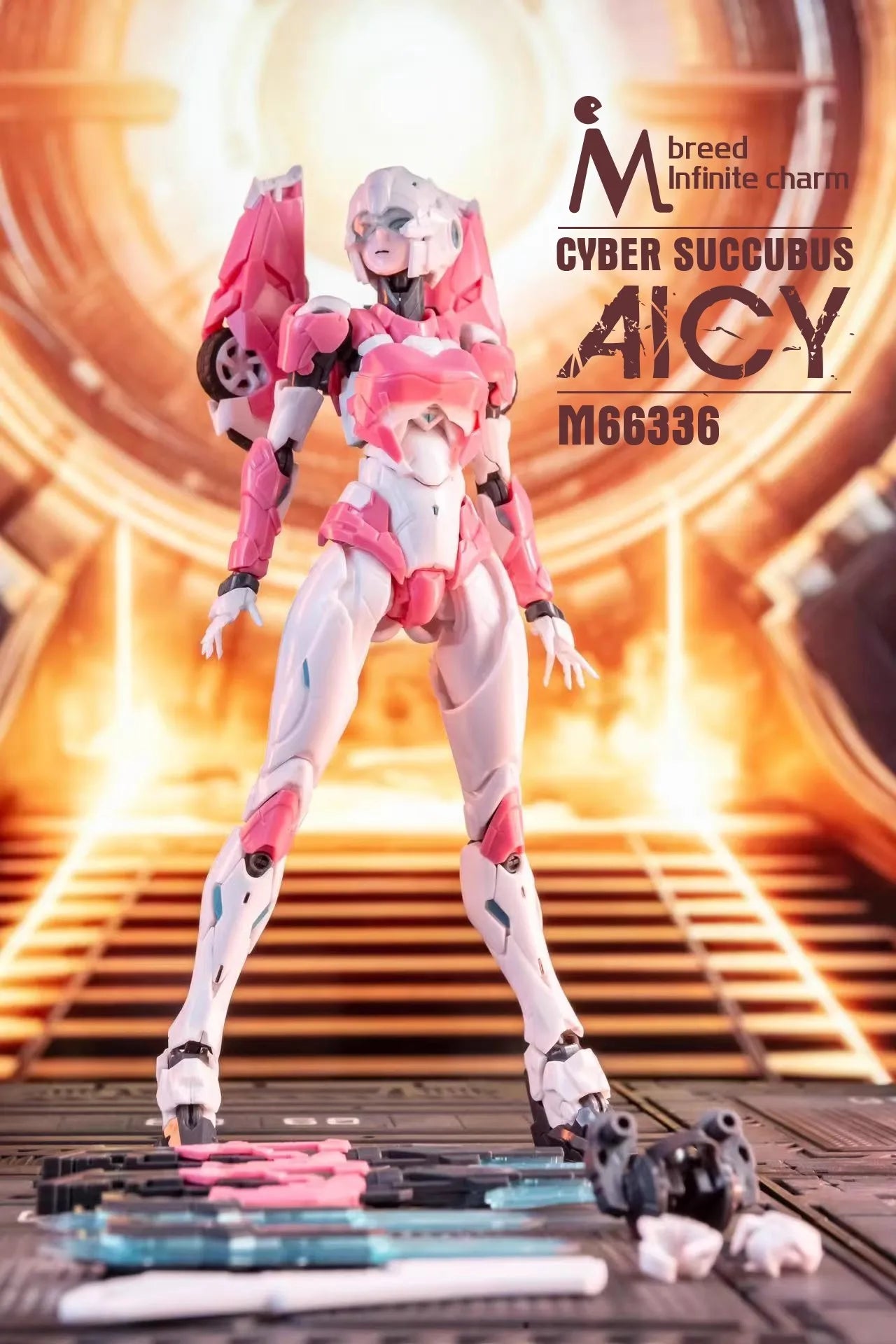 In Stock M Breed Arcee Assembly Model Kit Aicy Transformation Robot Action Figures M66337 KO Riobot Robot Boys Gifts