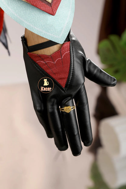 Genshin Impact Alice Cosplay Costume Wig Dress Uniform Headwear Carnival Halloween Party Women Girls Holiday Role Play Outfit