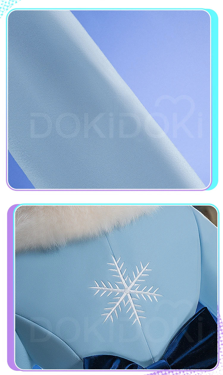 Mikuu Cosplay Costume DokiDoki-R Mikku Women Cute Winter Costume Snow Mikuu Cosplay