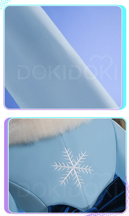Mikuu Cosplay Costume DokiDoki-R Mikku Women Cute Winter Costume Snow Mikuu Cosplay