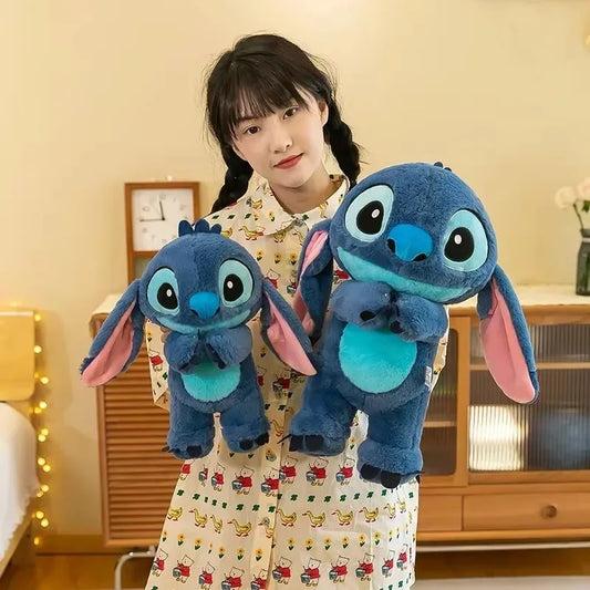 80cm Big Size Disney LILO & Stitch Anime Plush Stuffed Doll Room Plushies Pillow Kawaii Ornaments Children's Holiday Gifts
