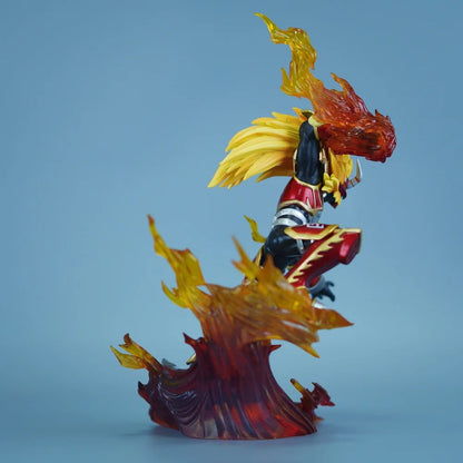 26cm Anime Digimon Adventure Agnimon PVC Action Figure Statue Desktop Ornament Model Toy Gift