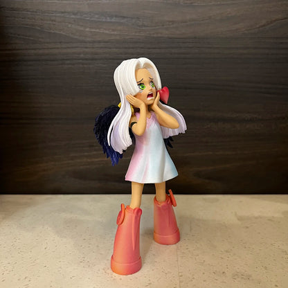 11.5cm/4.53in Anime One Piece Figure Boa·Hancock Figure Seraphim Hancock PVC Cute Statue Collection Model Toys Gifts