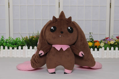 45cm Big Size Digital White Lop Mona Anime Plush Stuffed Doll Kawaii Room Decoration Plushies Pillow Ornaments Holiday Gifts