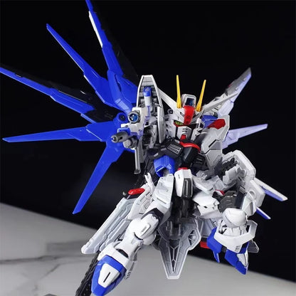 In Stock GAOGAO Strike Freedom Ice Blue Color MGSD Assembly Model Kit Action Figures Toy Transparent Version Robot Model Mecha