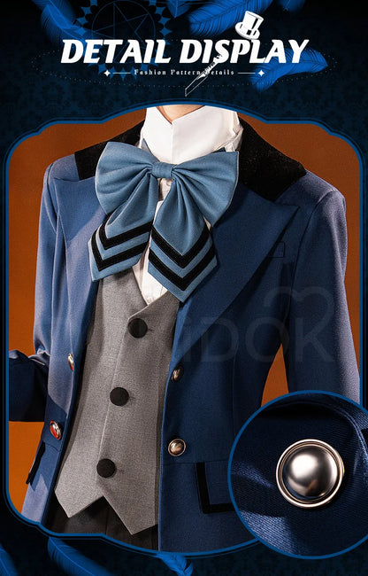 IN STOCK Ciel Sebastian Cosplay Costume Anime【S-3XL】DokiDoki-R Men Halloween Uniform Ciel Cosplay Plus Size
