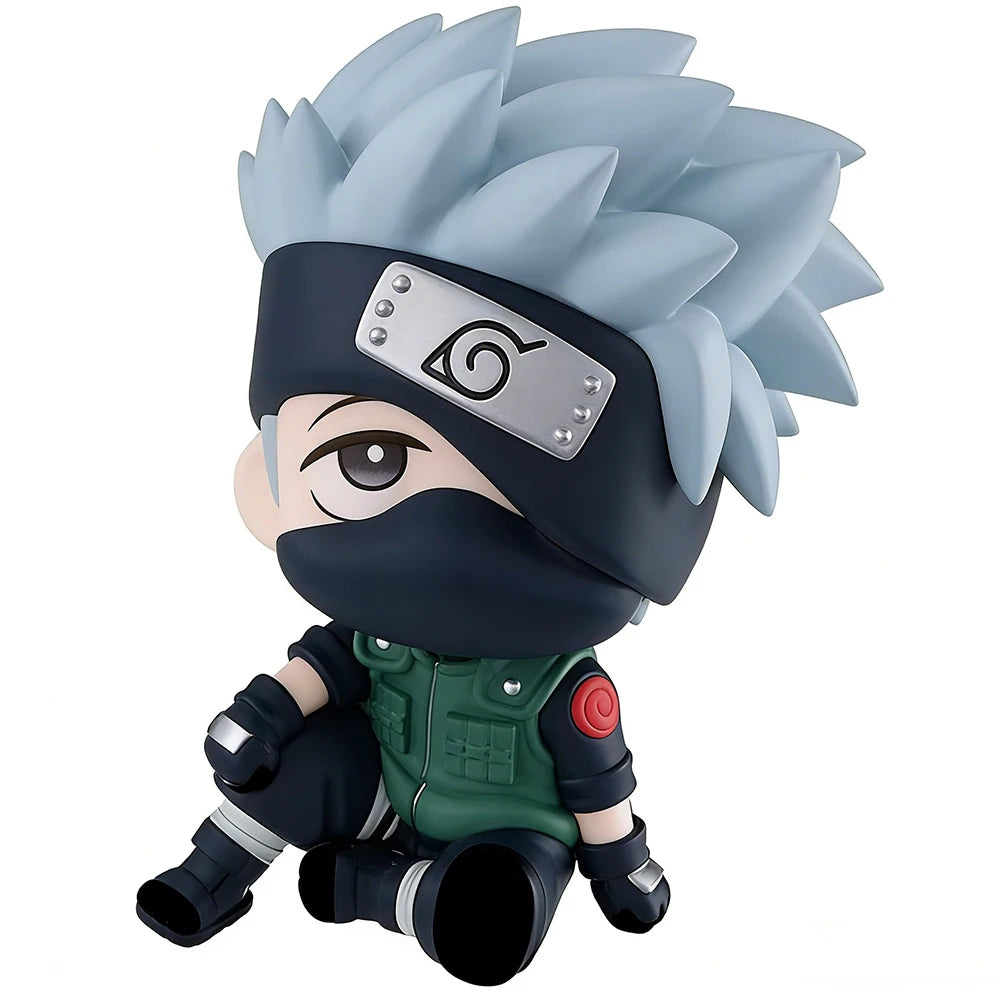 9cm Naruto Anime Figure Uzumaki Kakashi Uchiha Sasuke Itachi Cute PVC Action Figurine Model