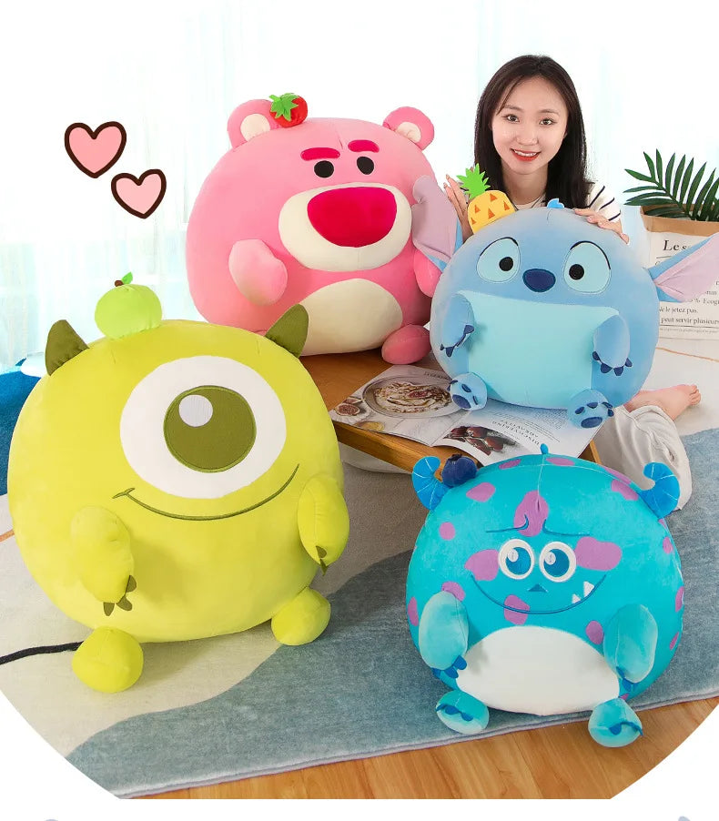 30/40/55cm Big Size Disney Alien Lotso Anime Plush Stuffed Doll Kawaii Room Decor Plush Children's Pillow Holiday Gift