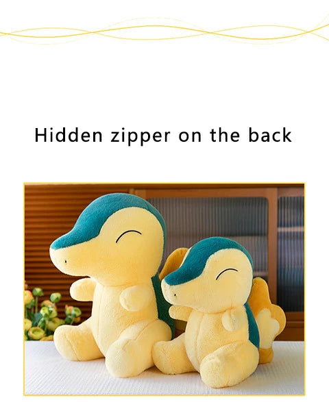35/75cm Cyndaquil Pokemon Plush Toys Large Anime Doll Pillow Cartoon Feurigel Pokémon Plushie Stuffed Gift for Kids Christmas