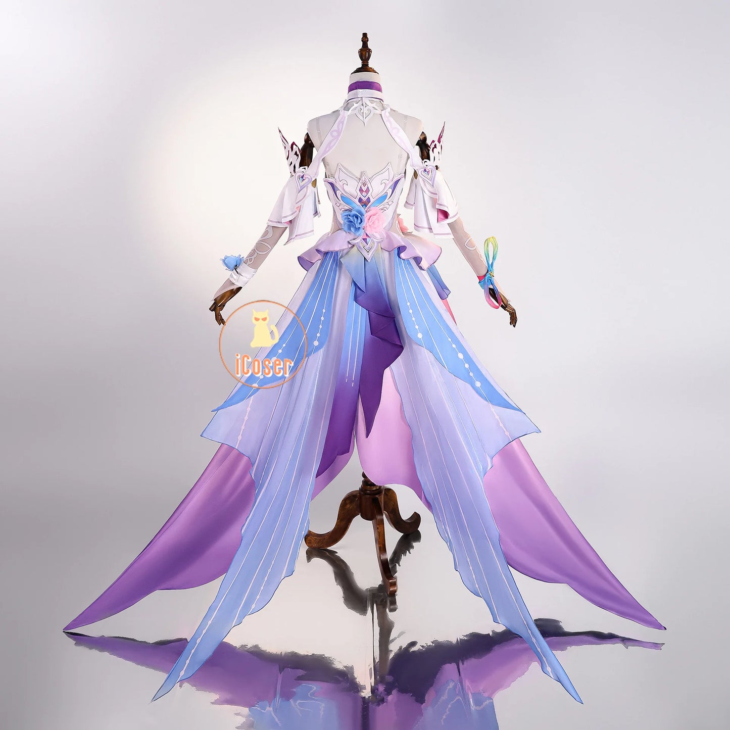Honkai Star Rail Cyrene Cosplay Costume Wig Dress Headwear Earrings New Skin Outfit Elysia Amphoreus Halloween Party Women Girls