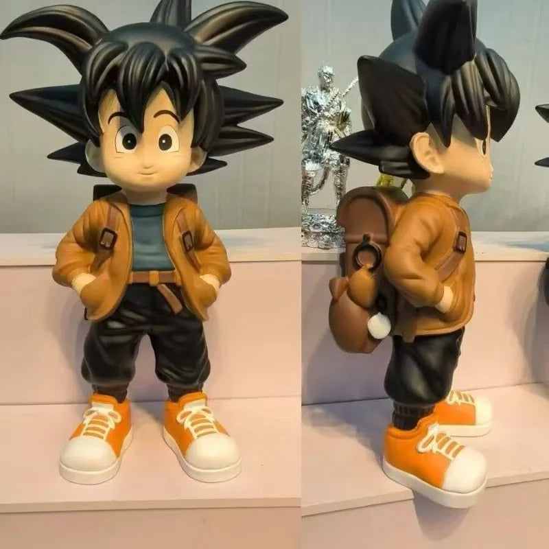 Dragon Ball Anime Figurine 80CM Action Figure Large Garage Kit Cartoon Wukong GK Resin Model Children's Toys Collection Gift