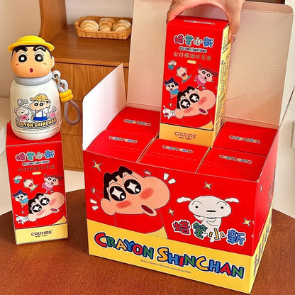 Original Crayon Xiaoxin Insulated Cup Blind Box Cute Large Capacity Portable Water Cup Christmas Surprise Girl Gift Mystery Box