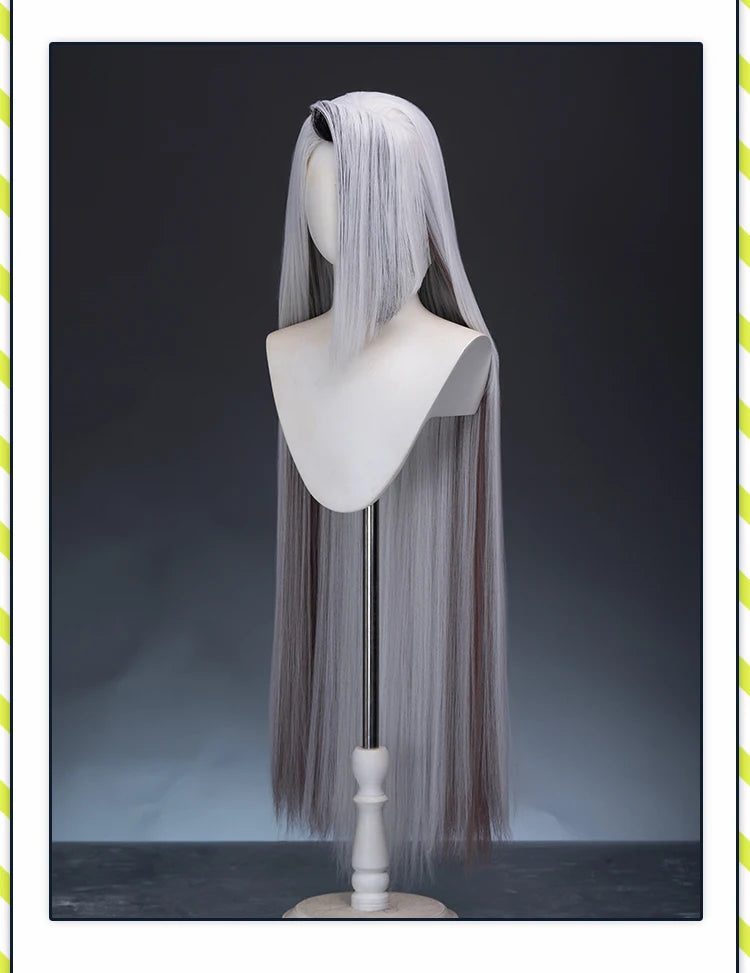 IN STOCK Vaggie Cherry Boom Lillth Morningstar Wig Anime DokiDoki 100cm Long Hair Lillth Cosplay Pre Crimped Wig Free Cap