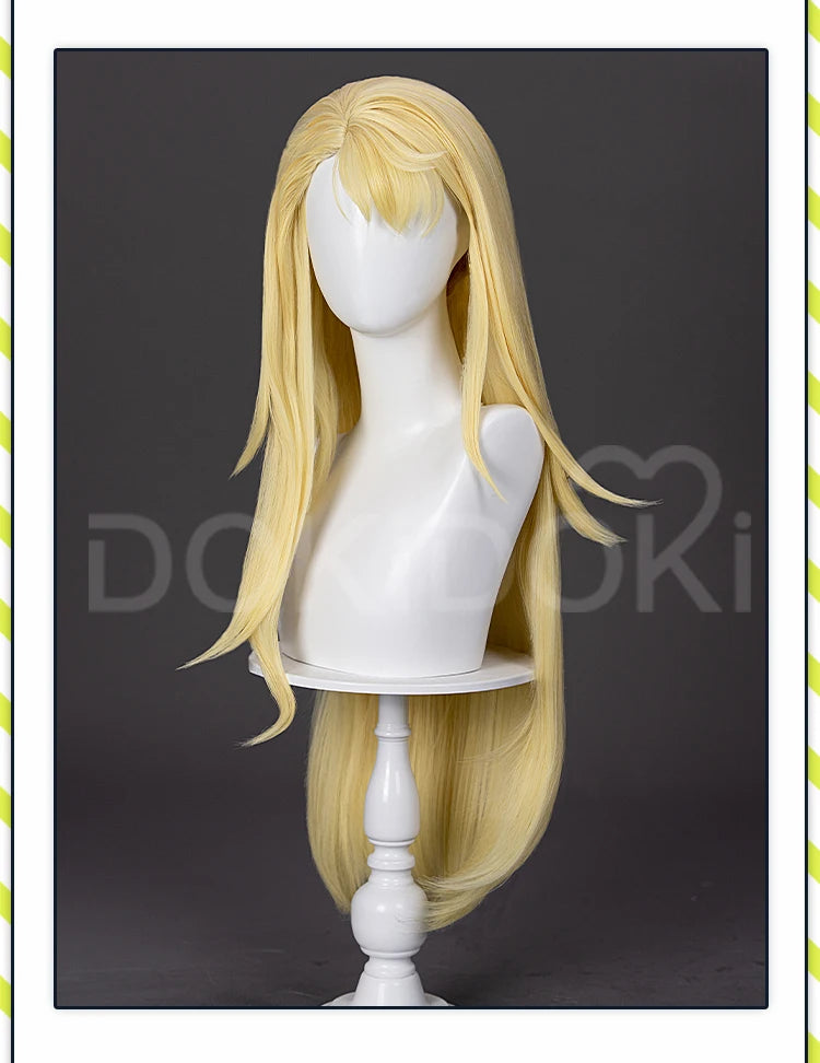 IN STOCK Marcille Donato Wig Anime Delicious in Dungeon Cosplay Wig DokiDoki Women Yellow Long Hair Heat Resistant Free Wig Cap
