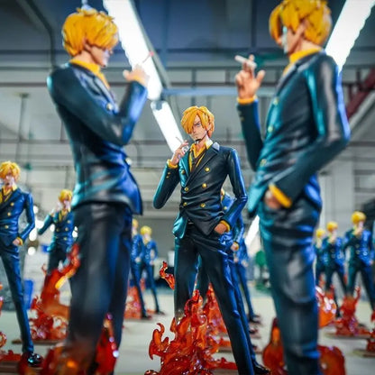 2025 One Piece Jt Model Sanji Diable Jambe Anime Doll Standing Statue Sanji Tailcoat Post Timeskip Figurine Collectible Toy Gift