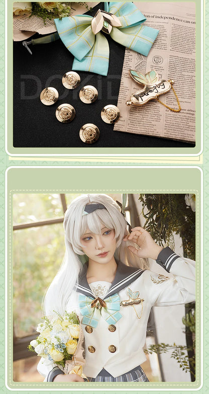 IN STOCK Firefly Cosplay Costume Game Honkai Star Rail DokiDoki-SR Women Cute JK Uniform HSR Firefly Spring Missive