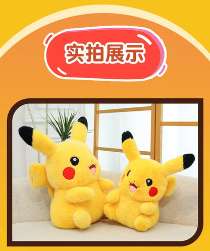 35-60CM Long-haired Pikachu Plushies Kawaii Pokemon Peluche Cartoon Anime Comfortable Soft Doll Ornament Children Toy Gifts