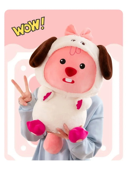 33-60cm/ Kawaii Original Anime Cartoon Plush Toy Little Beaver Rock Animal Serie Cute Plush Doll Interior Decoration Kids Gift