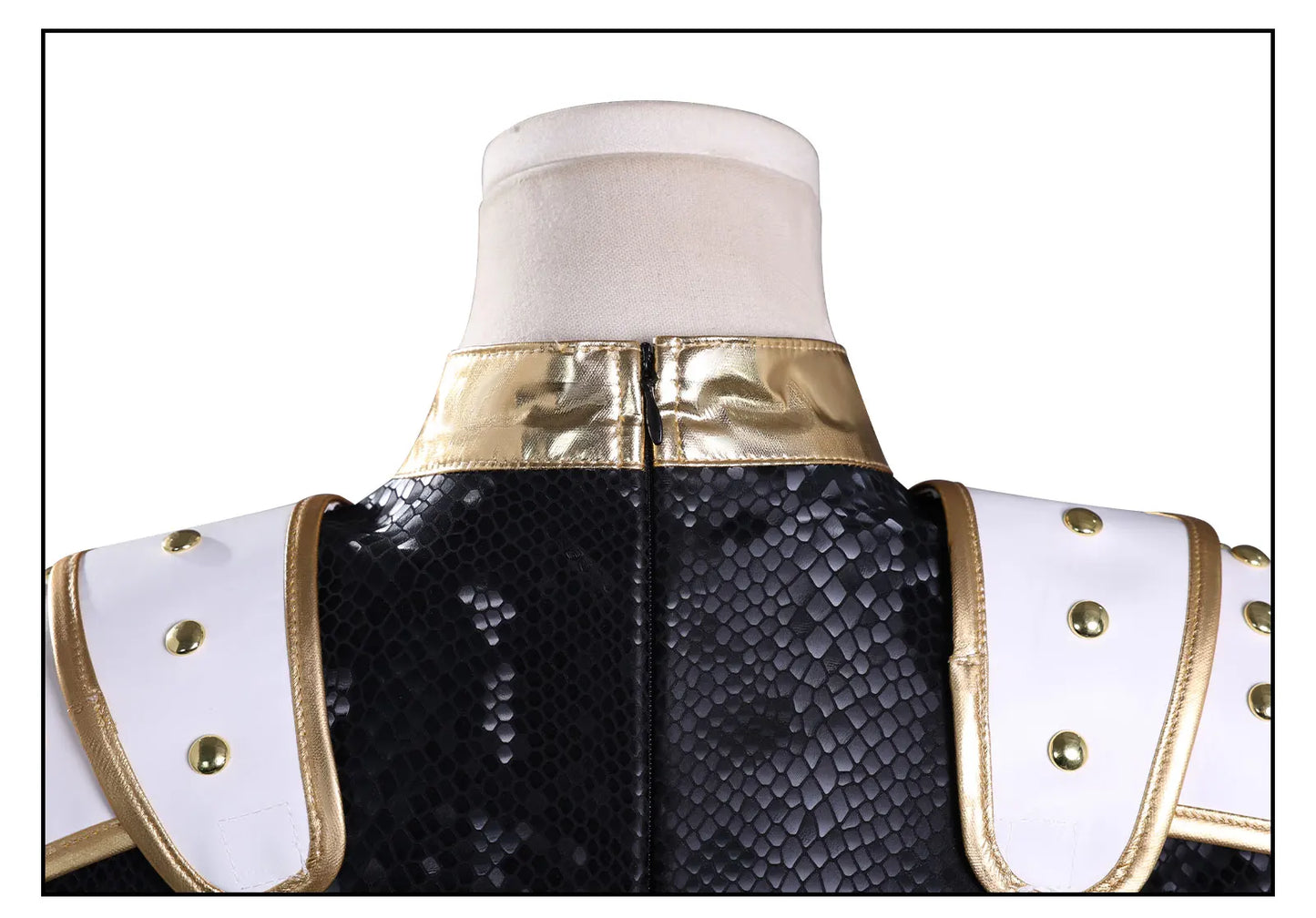 KPop Demon Hunters Zoey Cosplay Costume Black Gold Skirt Huntrix Golden Outfit Earrings Headwear Halloween Party for Women Girls