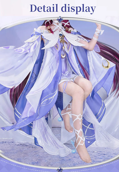 Columbina Cosplay Costume Genshin Impact【S-2XL】DokiDoki-R Nod-Krai Women Dress Columbina Hypersalenia Plus Size