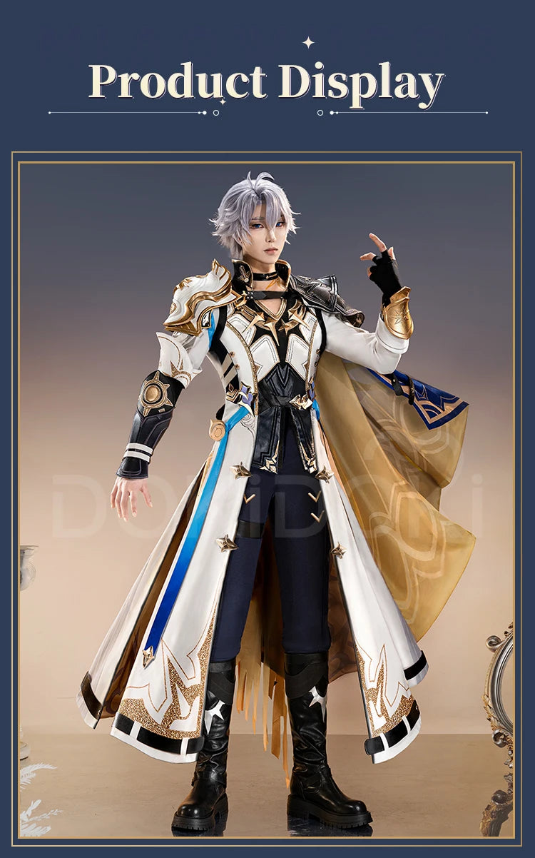 Phainon Cosplay Costume Game Honkai: Star Rail DokiDoki-SR HSR Phainon Cosplay Metal Accessories Men Halloween Costume