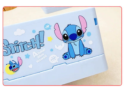 New Stitch Folding Storage Box Interstellar Baby Stitch Stacking Music Desktop Stationery Storage Rack