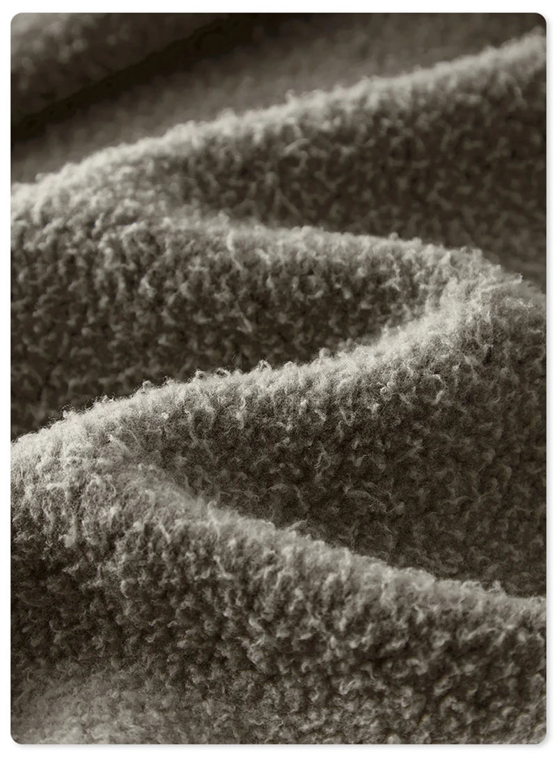 ZODF Retro 2025 Winter Women Short Zipper Hoodies Female Girls Loose 355gsm Thick Fleece Hooded Zip-up Coat Streetwears HY0448