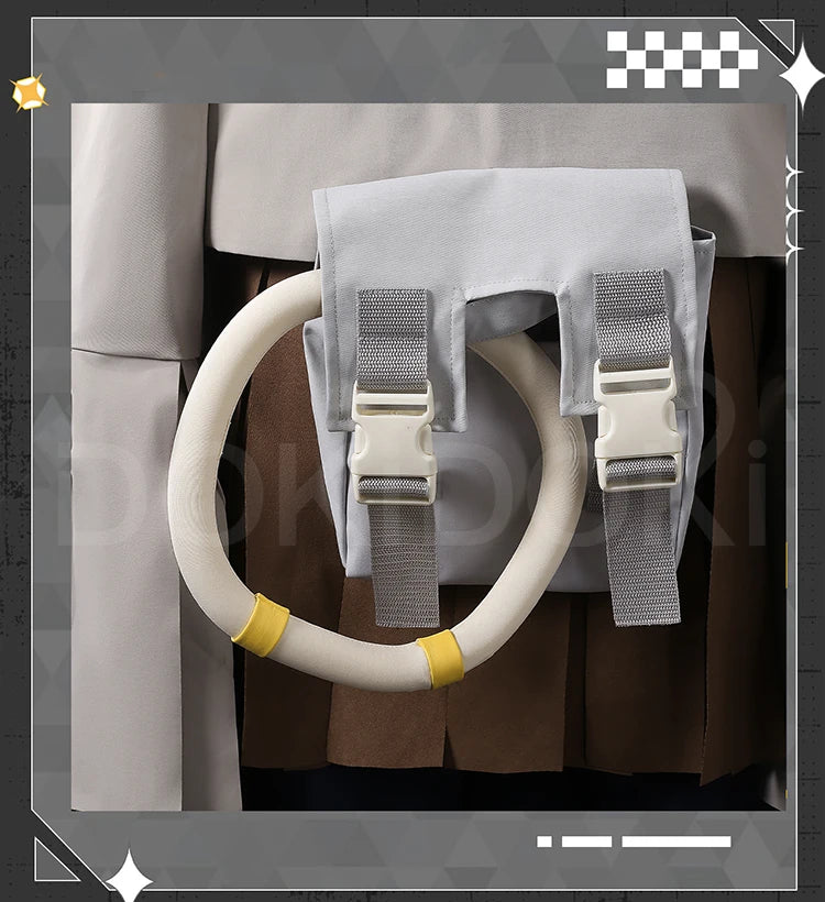 Tamsy Caines Cosplay Anime Gachiakuta【XS-3XL】DokiDoki-R Women Men White Costume Tamsy Caines Cosplay Suits Plus Size