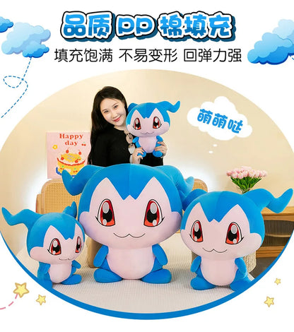 35/45/60CM Large Big Size Chibimon Plushies Kawaii Cartoon Anime Doll Comfortable Soft Doll Children's Ornament Toy Gifts