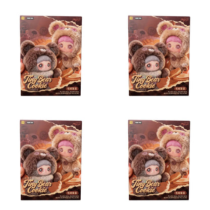 Maymei Tiny Bear Cookie Series Plush Blind Box Keychain Doll Backpack Pendant Desktop Ornament Decoration Figure Model Girl Gift