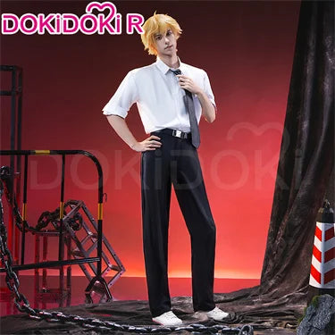 IN STOCK Powerr Hayakawaa Himenoo Makimaa Denjii Rezee Quanxii Angel Devil Yoshidaa Wig Anime DokiDoki Women Free Wig Cap